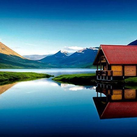 Brimnes Bungalows Olafsfjordur Bagian luar foto